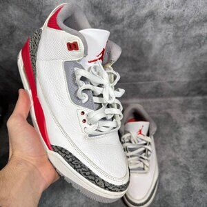 Size 12 | Jordan 3 Fire Red No Box | Pre-Owned